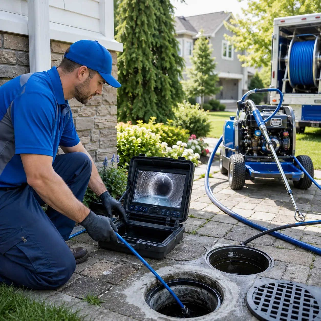 Outdoor drain cleaning professionals serving Earlton, NY